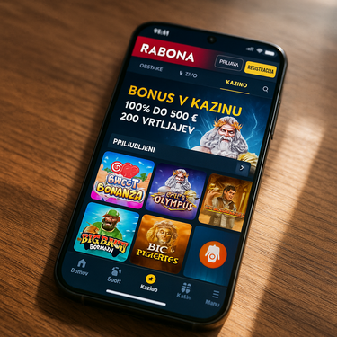 Rabona Casino - Mobilna platforma